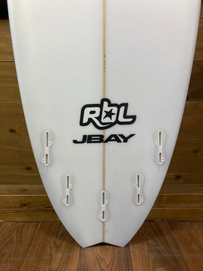 Rebel Hybrid Shortboard Surfboard - White
