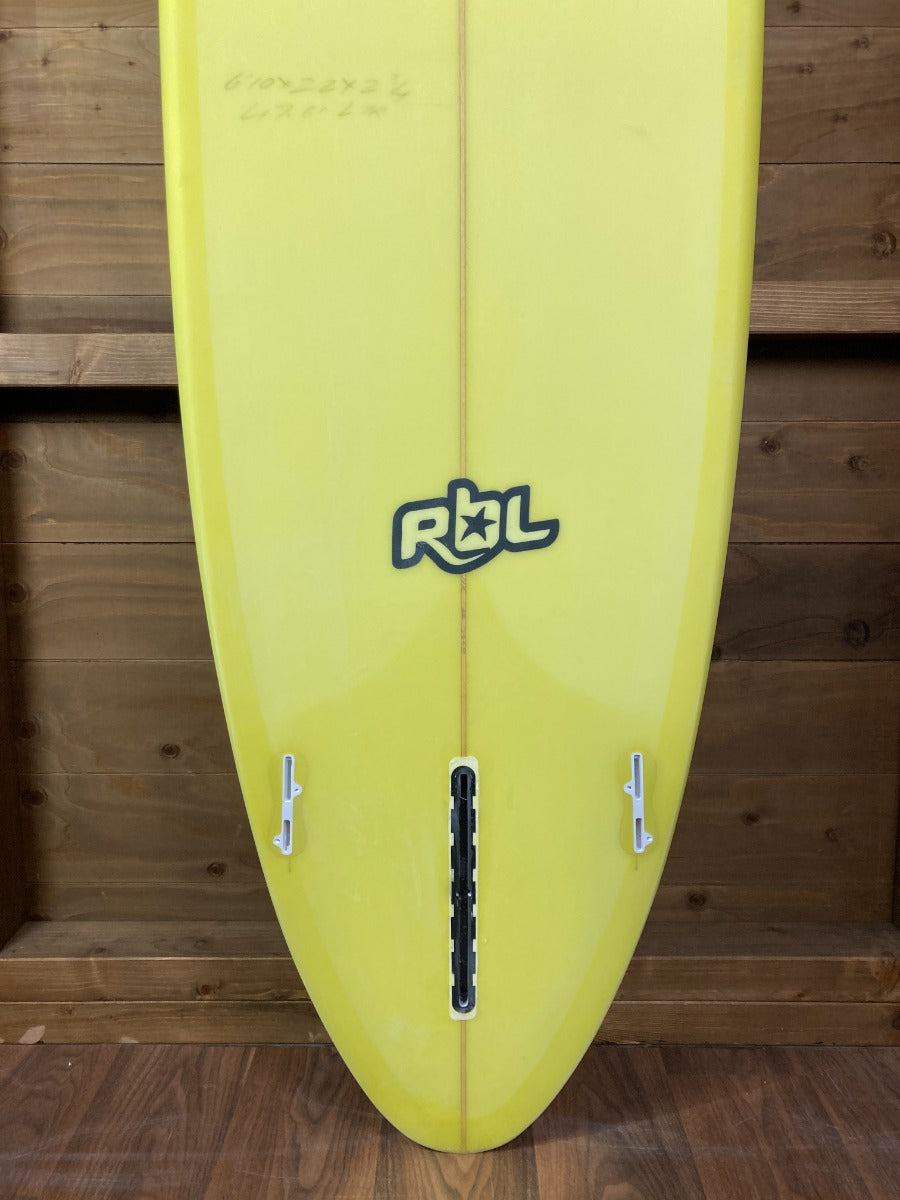 Rebel Magic Carpet 6'10" Surfboard - Yellow