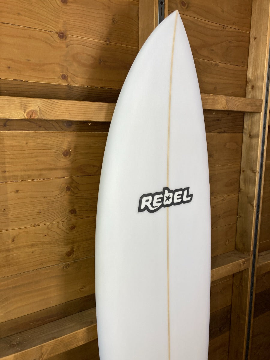 Rebel Bean Surfboard - White