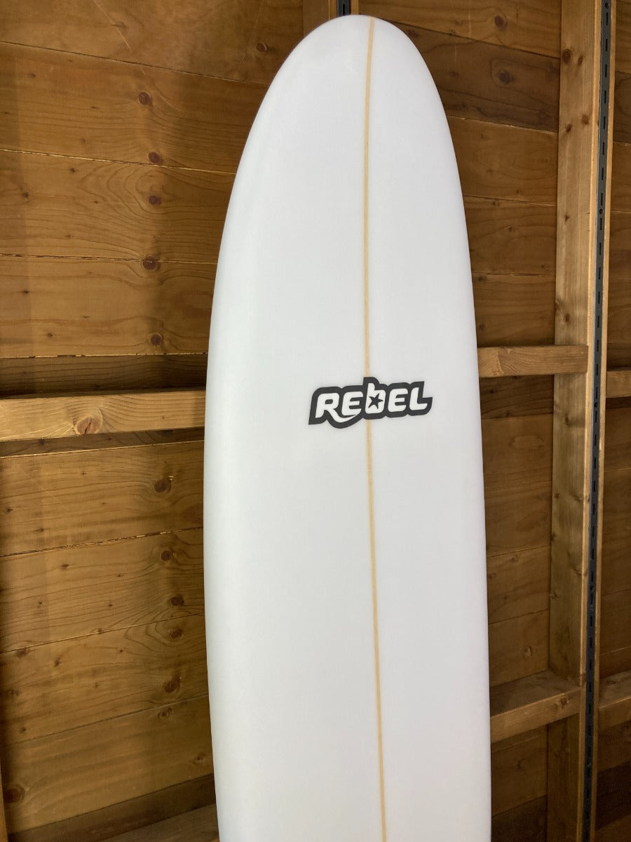 Rebel Mini Mal Surfboard - White