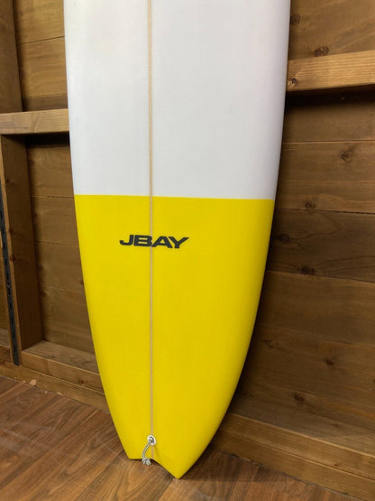 Rebel Hybrid Shortboard 6'4" Surfboard - Yellow Tail Dip