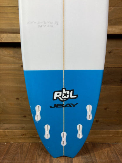 Rebel Hybrid Shortboard 6'0" Surfboard - Blue Tail Dip