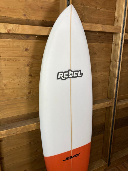 Rebel Hybrid Shortboard 5'10" Surfboard - Red Tail Dip