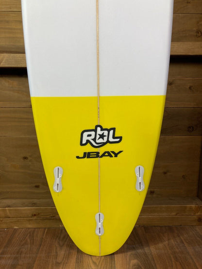 Rebel Mini Mal Surfboard - Yellow Tail Dip