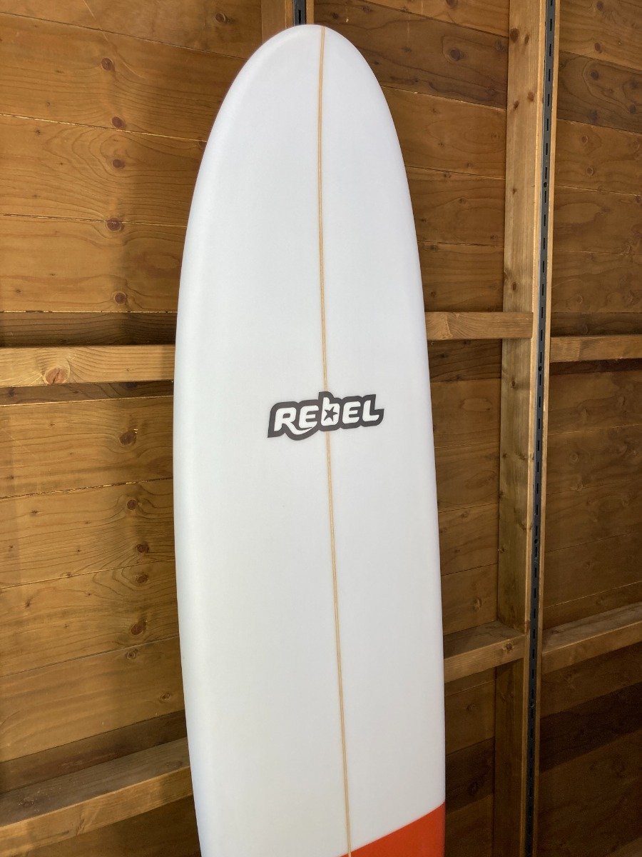 Rebel Mini Mal Surfboard - Red Tail Dip