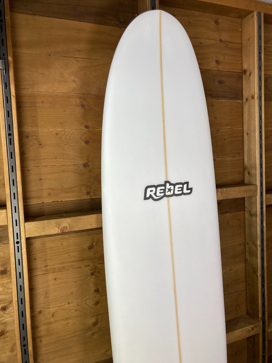 Rebel Mini Mal Surfboard - Grey Tail Dip