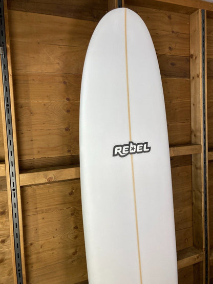 Rebel Mini Mal Surfboard - Grey Tail Dip