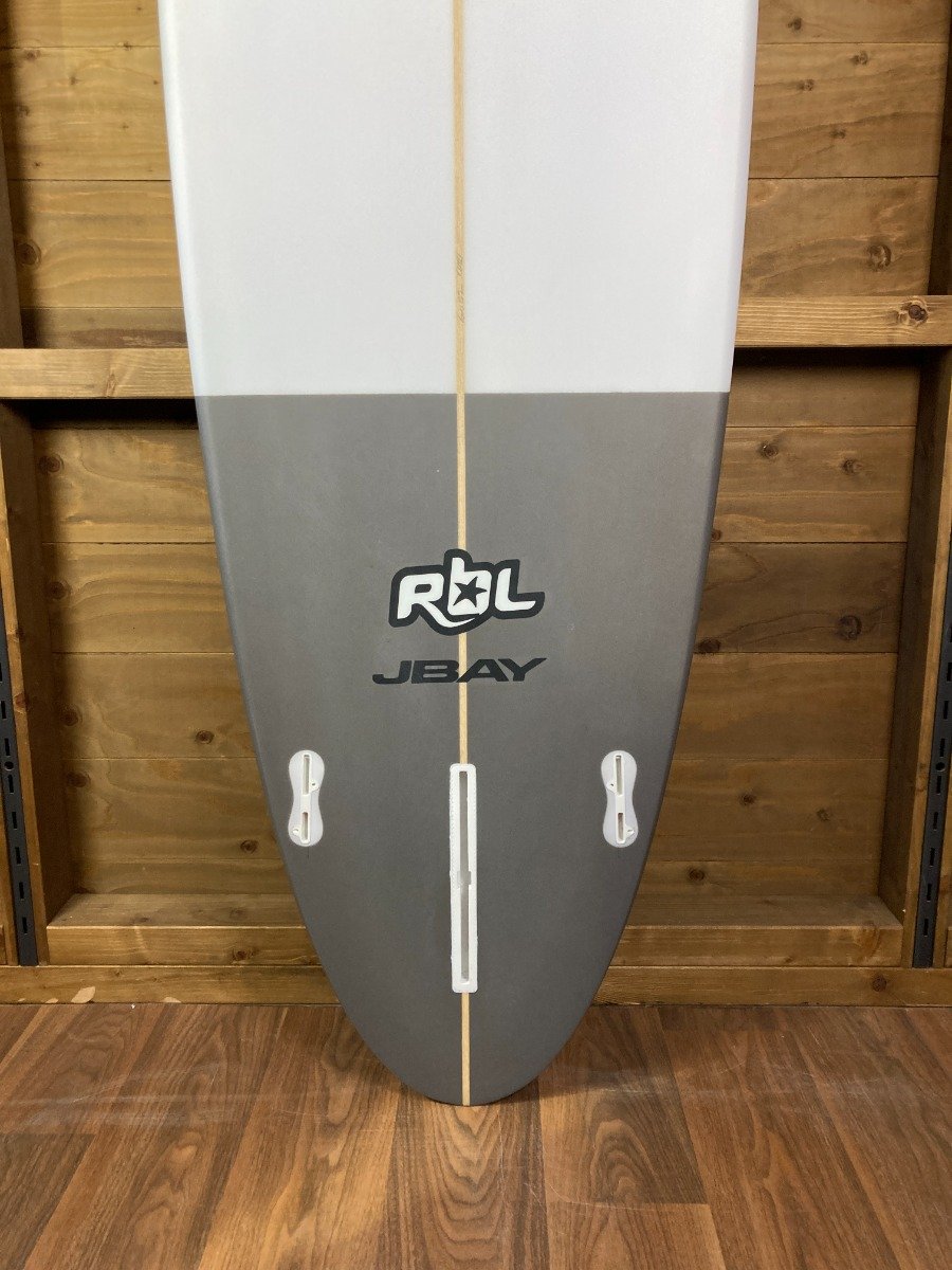 Rebel Mini Mal Surfboard - Grey Tail Dip