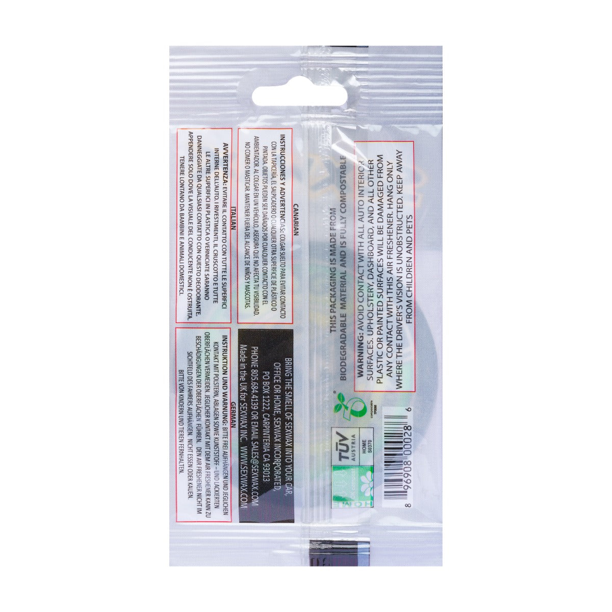 Sex Wax Air Freshener - Pineapple