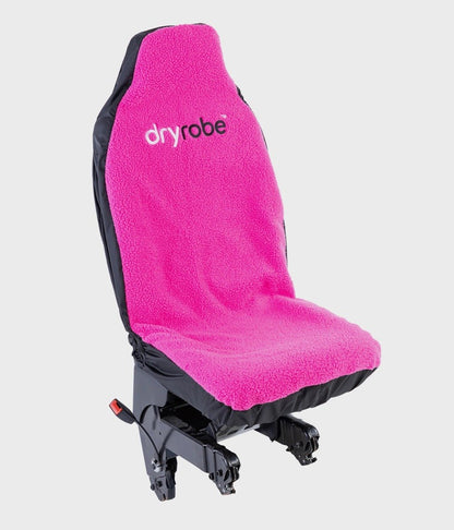 Dryrobe Water-Repellent Single Car Seat Cover in Black/Pink