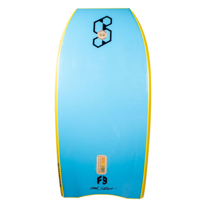 Science Pipe Stringer Bodyboard - Yellow / Aqua