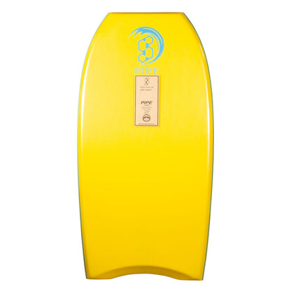 Science Pipe Stringer Bodyboard - Yellow / Aqua