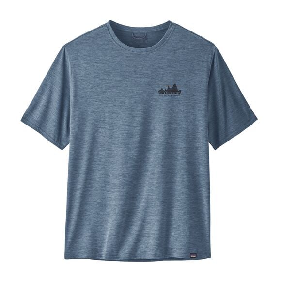 Patagonia Men's Cap Cool Daily Graphic Shirt - '73 Skyline: Utility Blue X-Dye