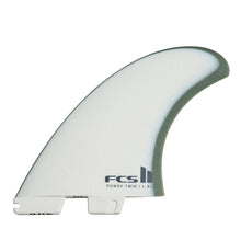 FCS II Power Twin + Stabiliser L-XL Fin Set in Natural/Alpine