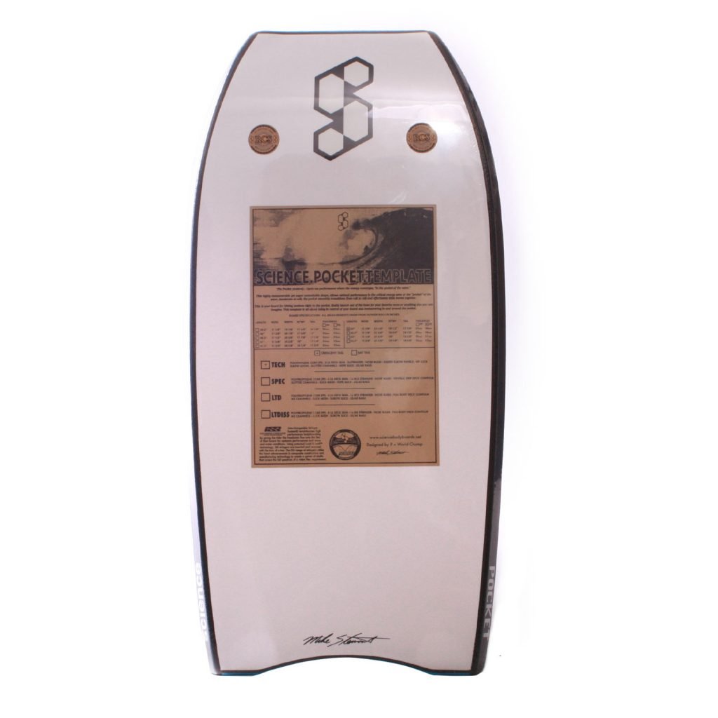 Science 41 Pocket PE Cresent Tail Bodyboard - Aqua
