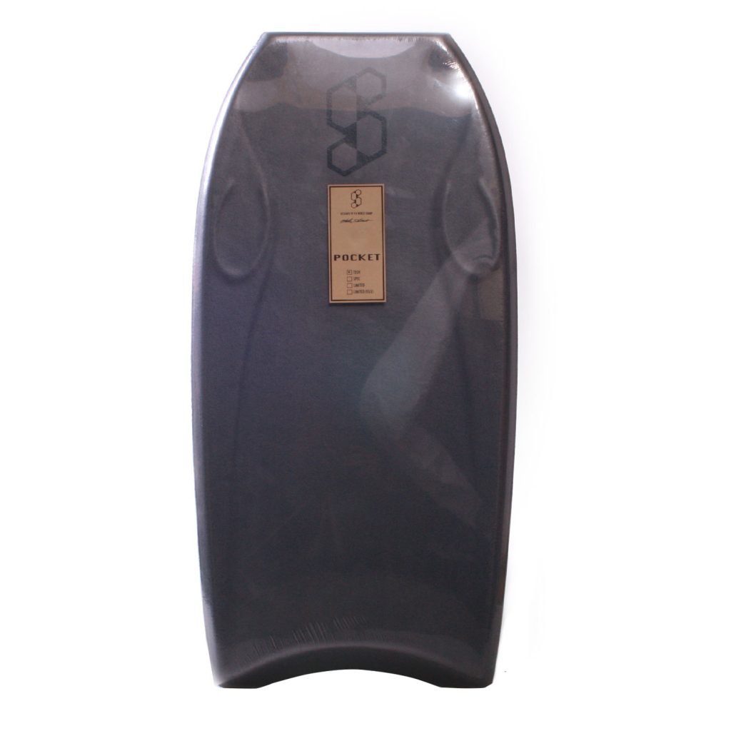 Science 41 Pocket PE Cresent Tail Bodyboard - Gunmetal front