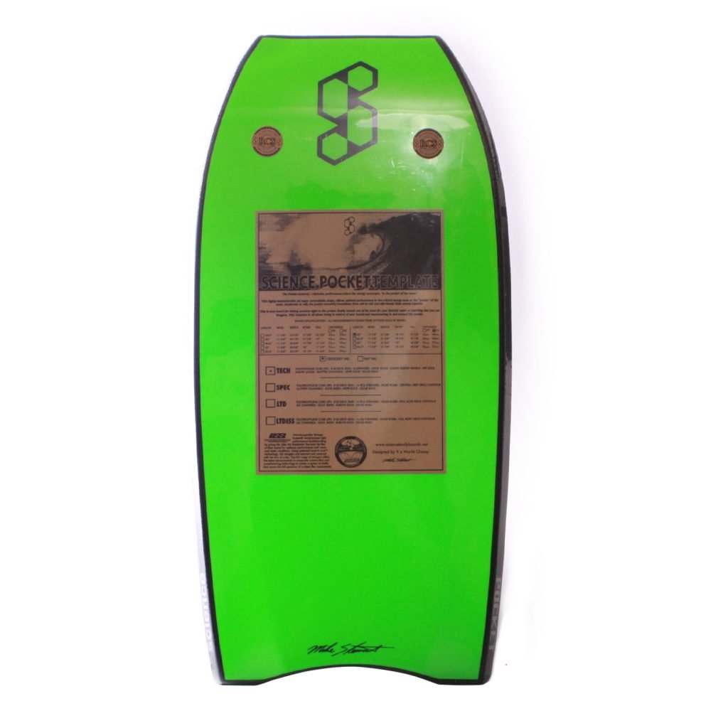 Science 41 Pocket PE Cresent Tail Bodyboard - Gunmetal