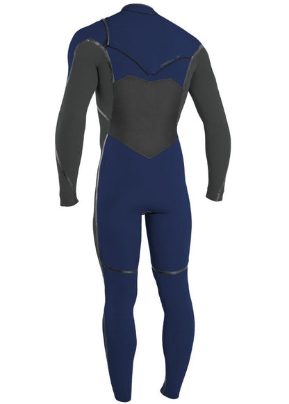 O'Neill Psycho Tech 5/4+mm Chest Zip Men's Wetsuit 2022 - Navy / Gunmetal
