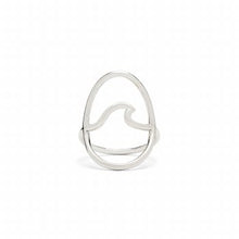 Pura Vida Silver Wave Ring - Large - Full View