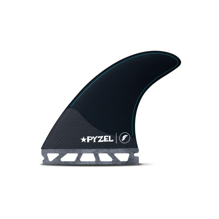 Future Fins Pyzel Medium Thruster Fins 2021 - Black - Full View