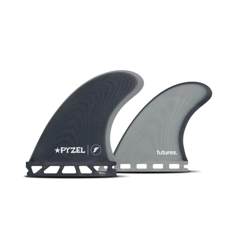 Future Fins Pyzel Padillac Quad Surfboard Fins - Grey - Full View