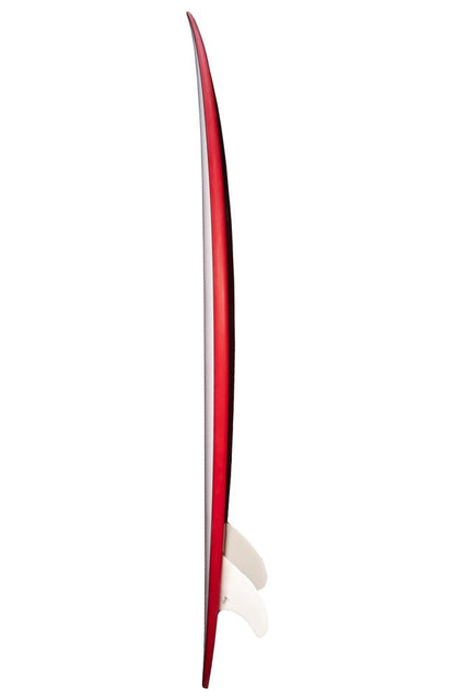 Lost RNF 96 Fish Surfboard - White / Red