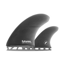 Futures Rasta Reverse 3/2 Twin Fin + 1 in Black