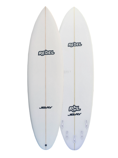 Rebel Bean Surfboard - White