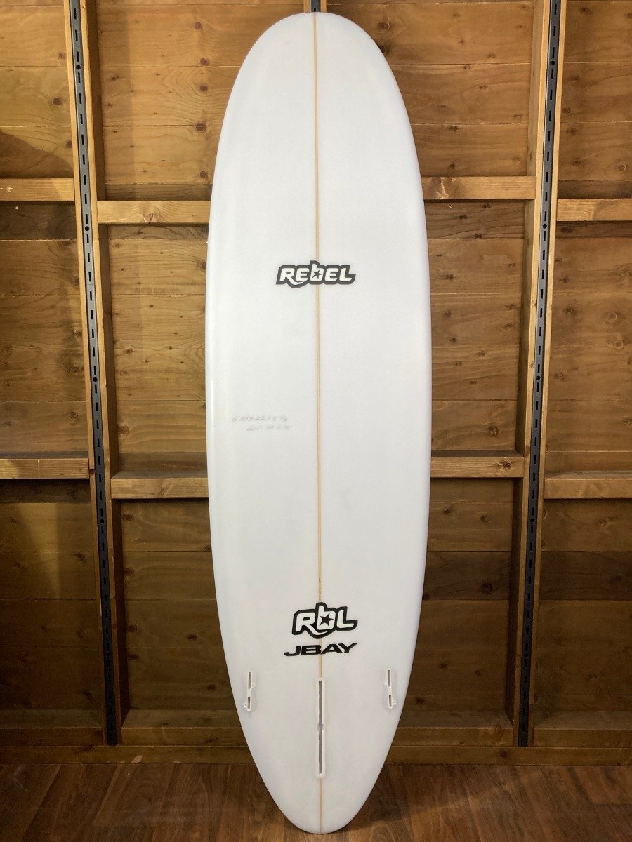 Rebel Magic Carpet Surfboard - White