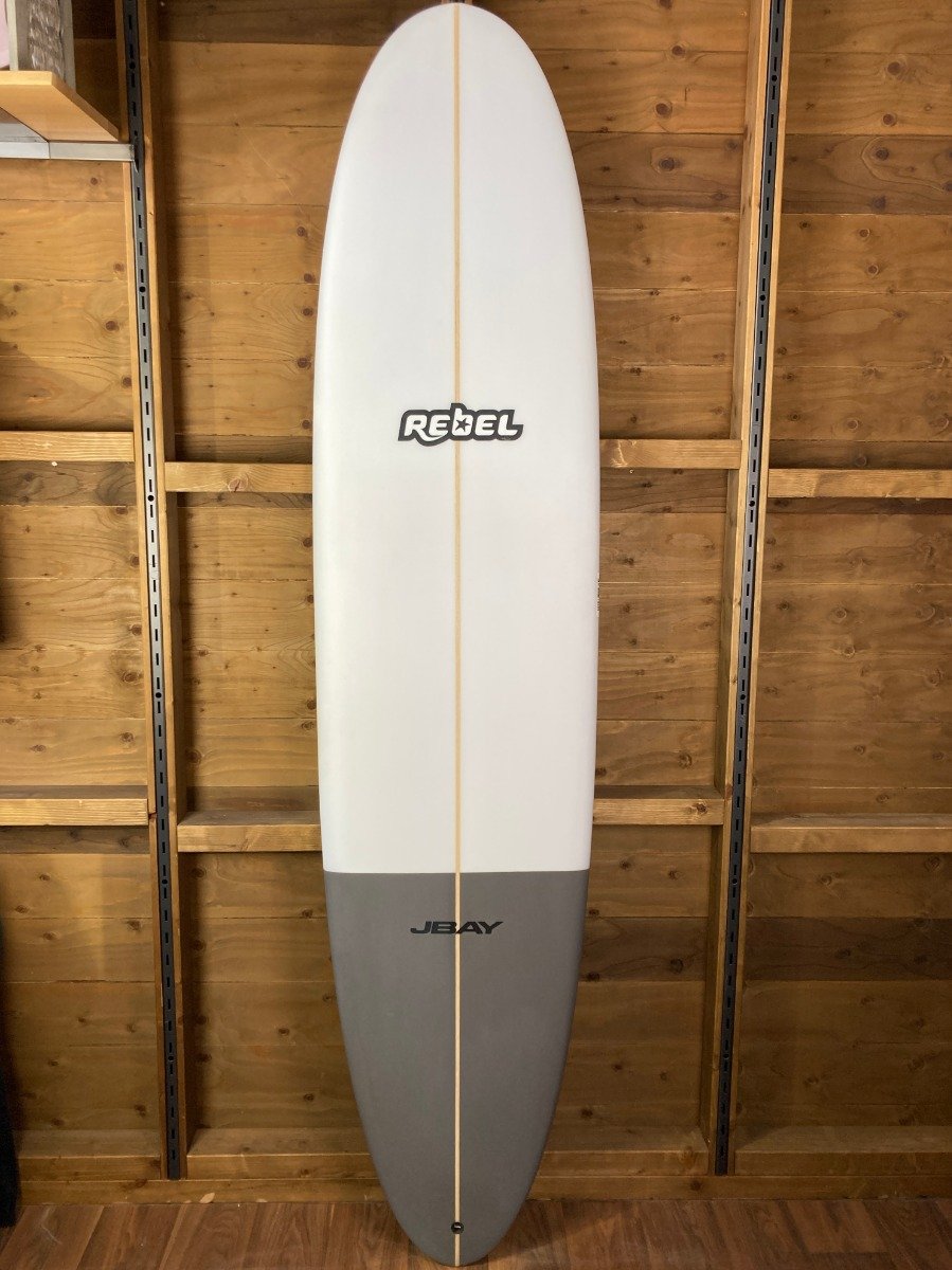 Rebel Mini Mal Surfboard - Grey Tail Dip