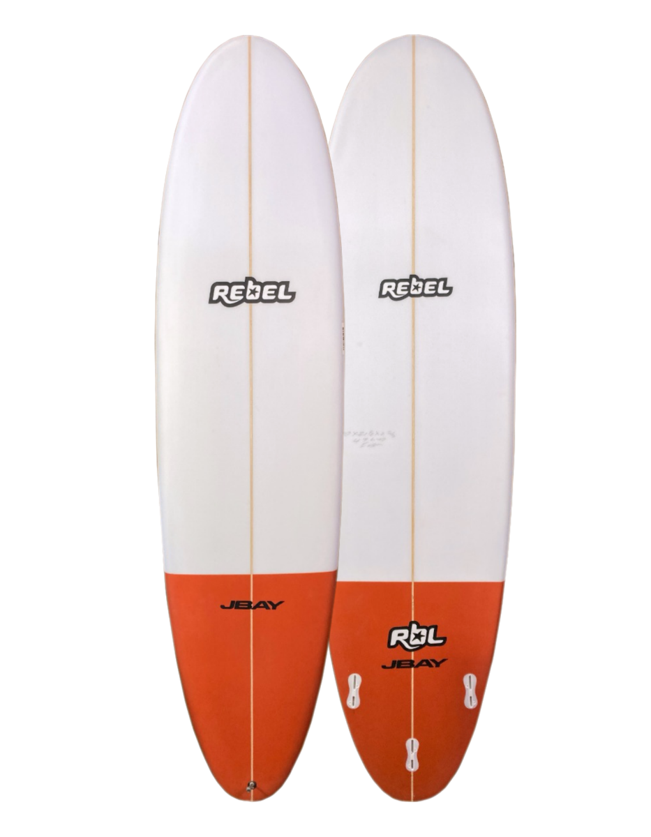 Rebel Mini Mal Surfboard - Red Tail Dip
