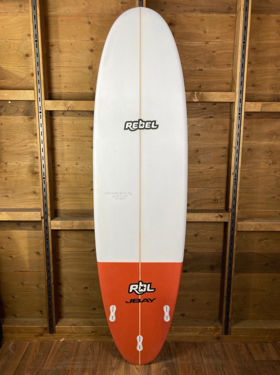 Rebel Mini Mal Surfboard - Red Tail Dip