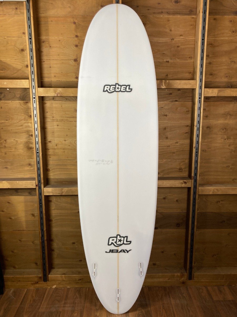 Rebel Mini Mal Surfboard - White