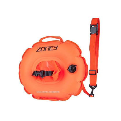 Zone3 Recycled On The Go Swim Buoy in Orange