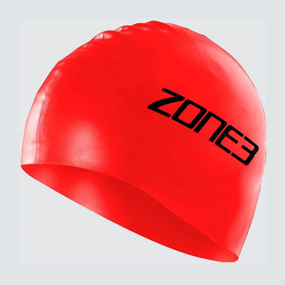 ZONE3 Silicone Athlete Swim Cap - Assorted Colours