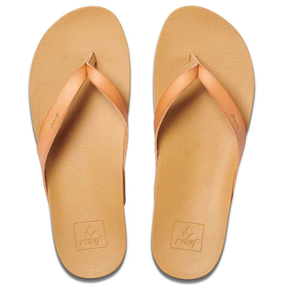 Reef Cushion Court Womens Flip Flops  - Natural