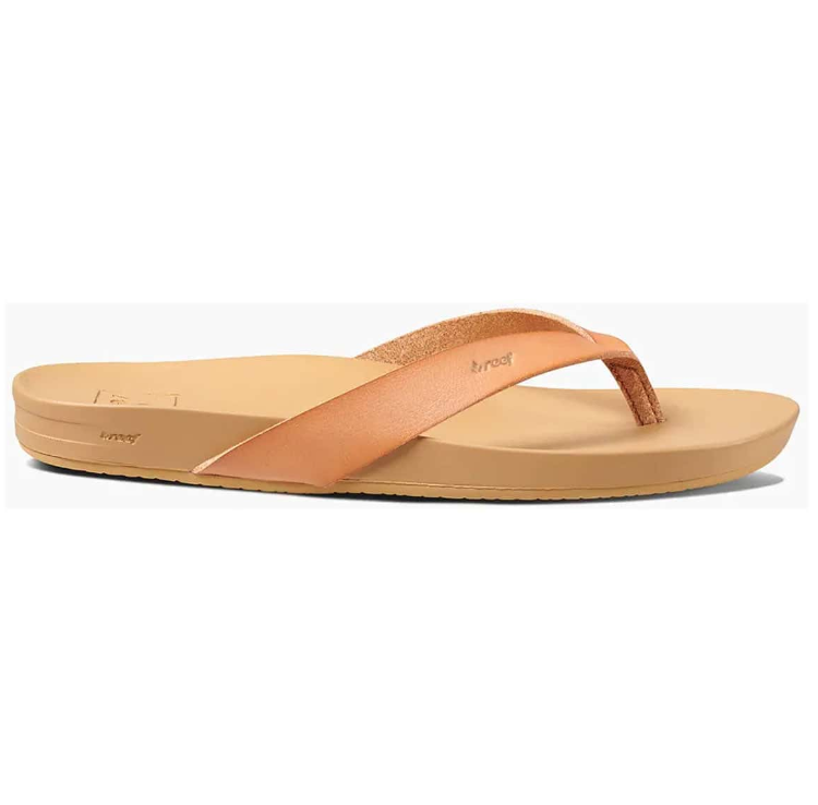 Reef Cushion Court Womens Flip Flops  - Natural