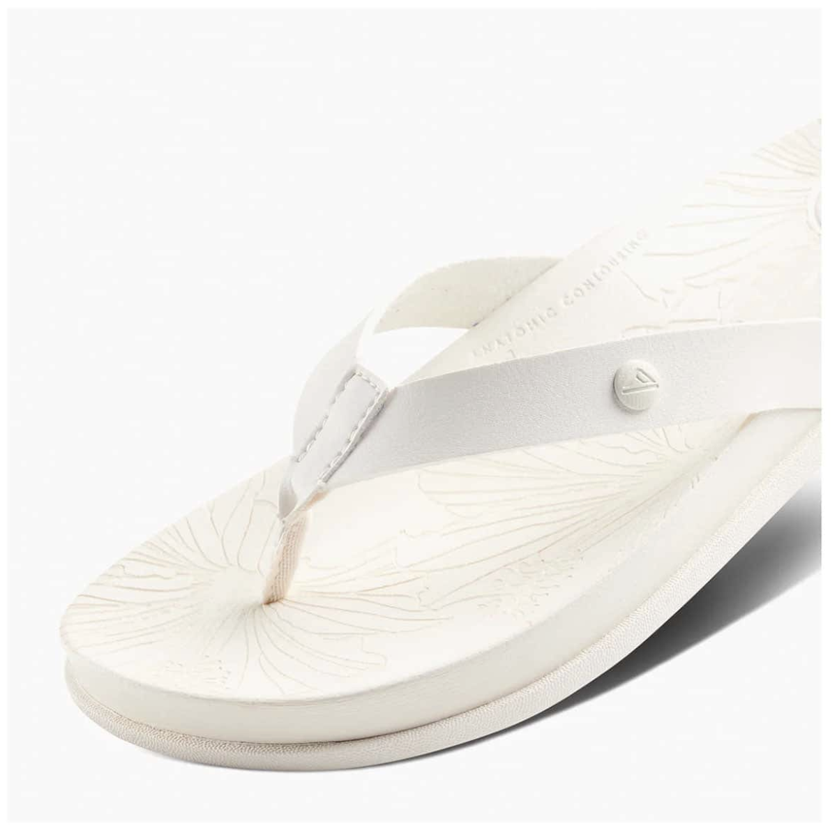 Reef Cushion Porto Womens Cruz Flips Flops - Whisper White