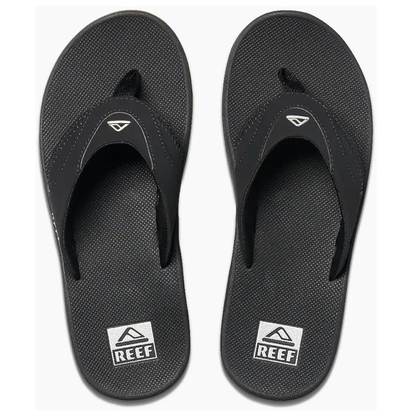 Reef Fanning Mens Flip Flop - Black/Silver