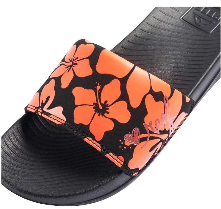Reef One Slide Womens Sandals - Hibiscus