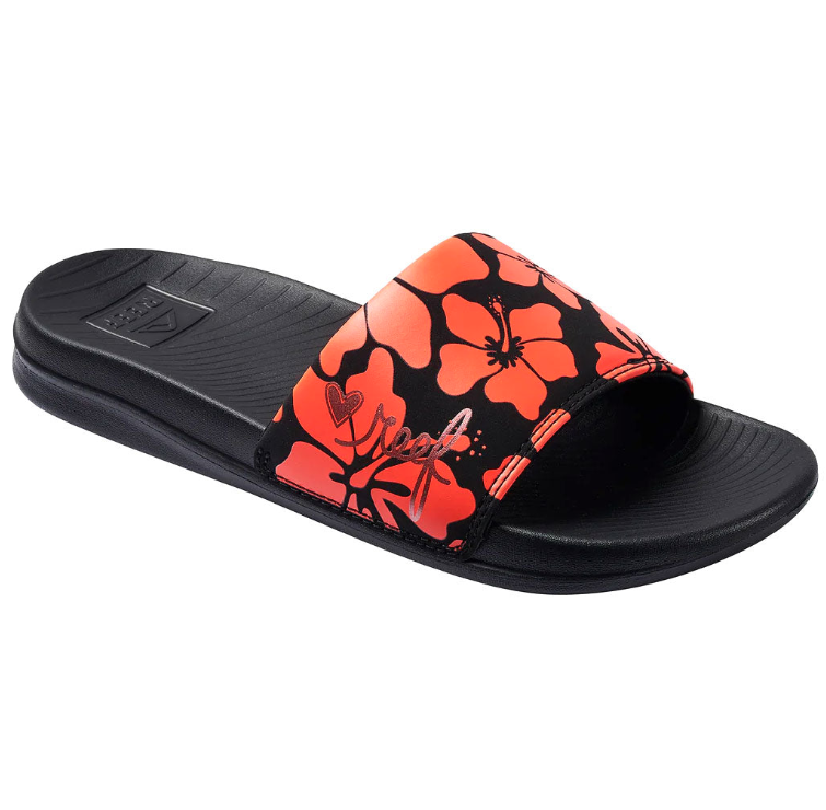 Reef One Slide Womens Sandals - Hibiscus