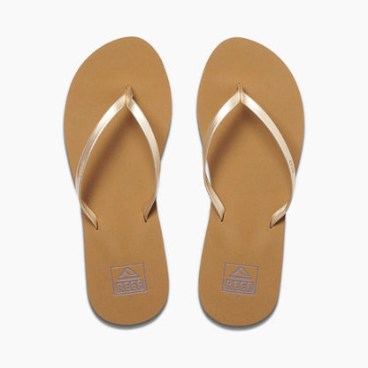 Reef Bliss Nights Womens Flip Flops - Tan / Champagne