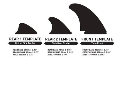 Firewire Great White Twin I-Bolic Core with Volcanic Lamination 5ft 7 Surfboard & Fins - SECONDHAND SURFBOARD
