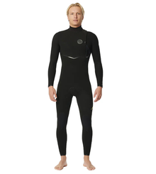 Rip Curl E Bomb 3/2mm Mens Zip Free Summer Wetsuit - Black
