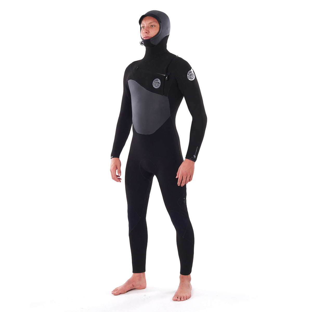 Rip Curl Flashbomb 6/4mm Hooded Wetsuit - Black - Buy online today