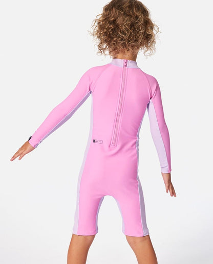 Rip Curl Rainbow Tide  Girls Springsuit 2025 - Bright Pink