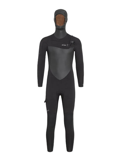 Orca Tango 5/4mm Mens Chest Zip Hooded Wetsuit -  Black