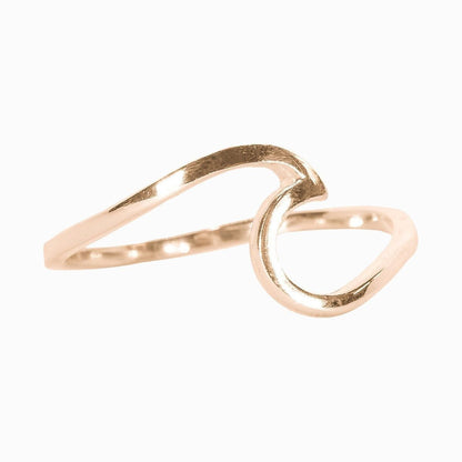 rose gold sterling ring