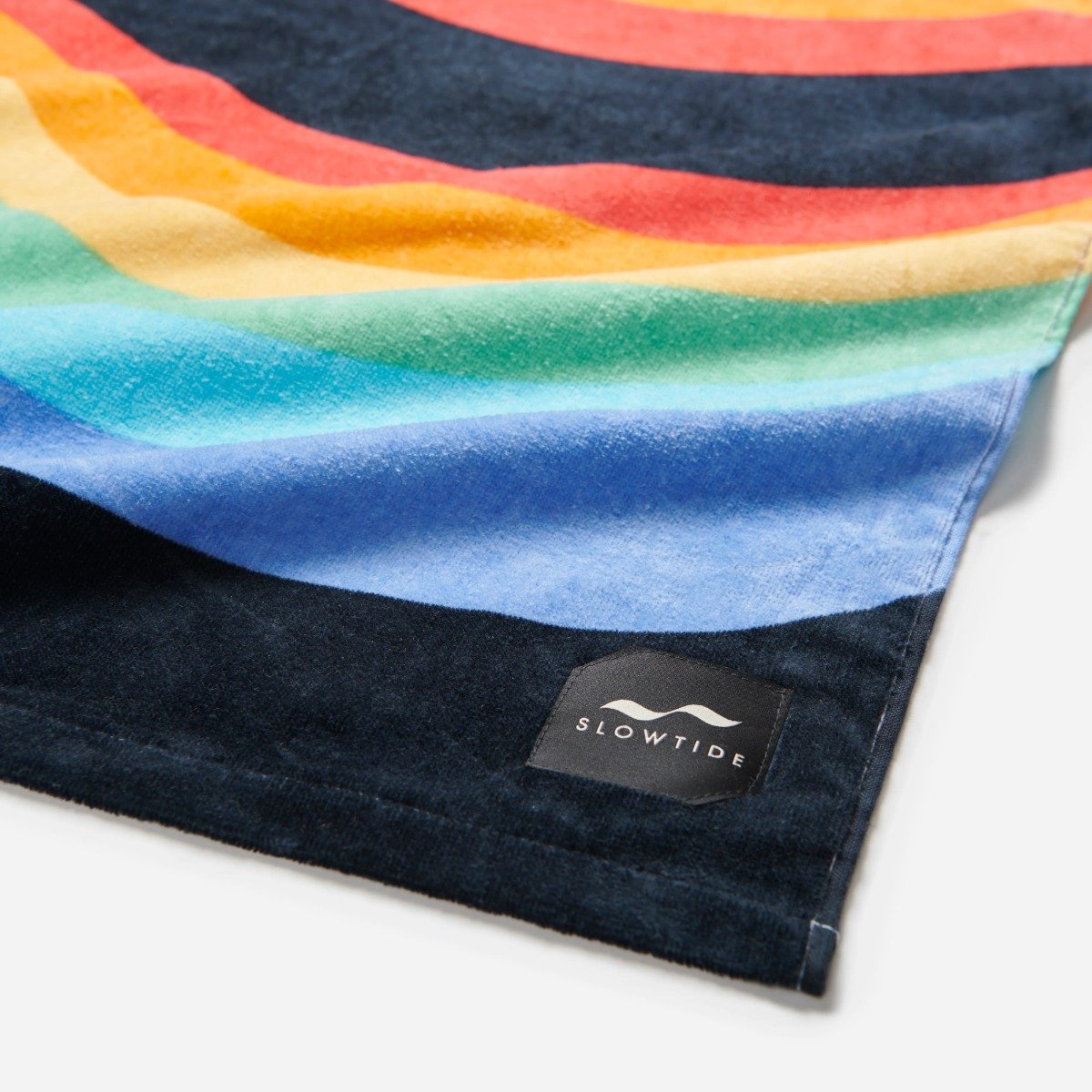 Slowtide Roygbiv Beach Towel - Black