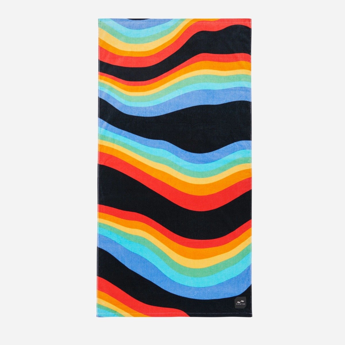 Slowtide Roygbiv Beach Towel - Black